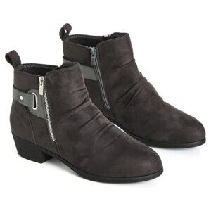 AVENUE Women's Cloudwalkers Wide Fit Ankle Boot Rossi  Wide Fit, GREY